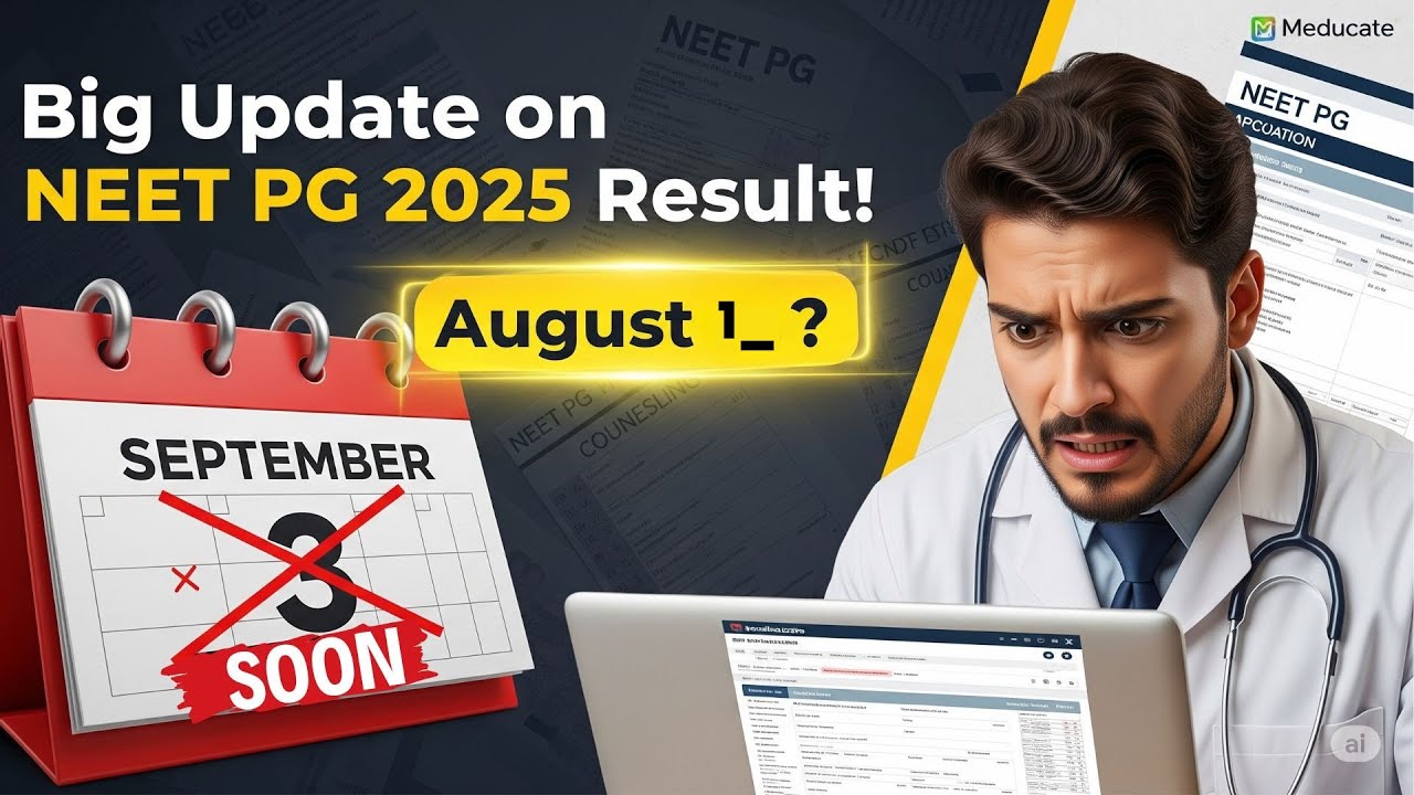 NEET PG 2025  Result Published Today?