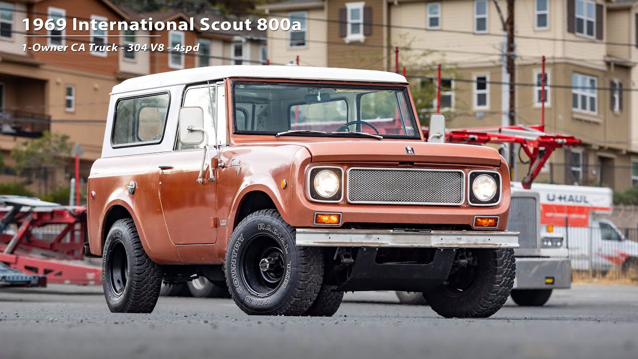 Отличный Scout! Экскурсия и тест-драйв International Scout 800a V8 1969 года выпуска.