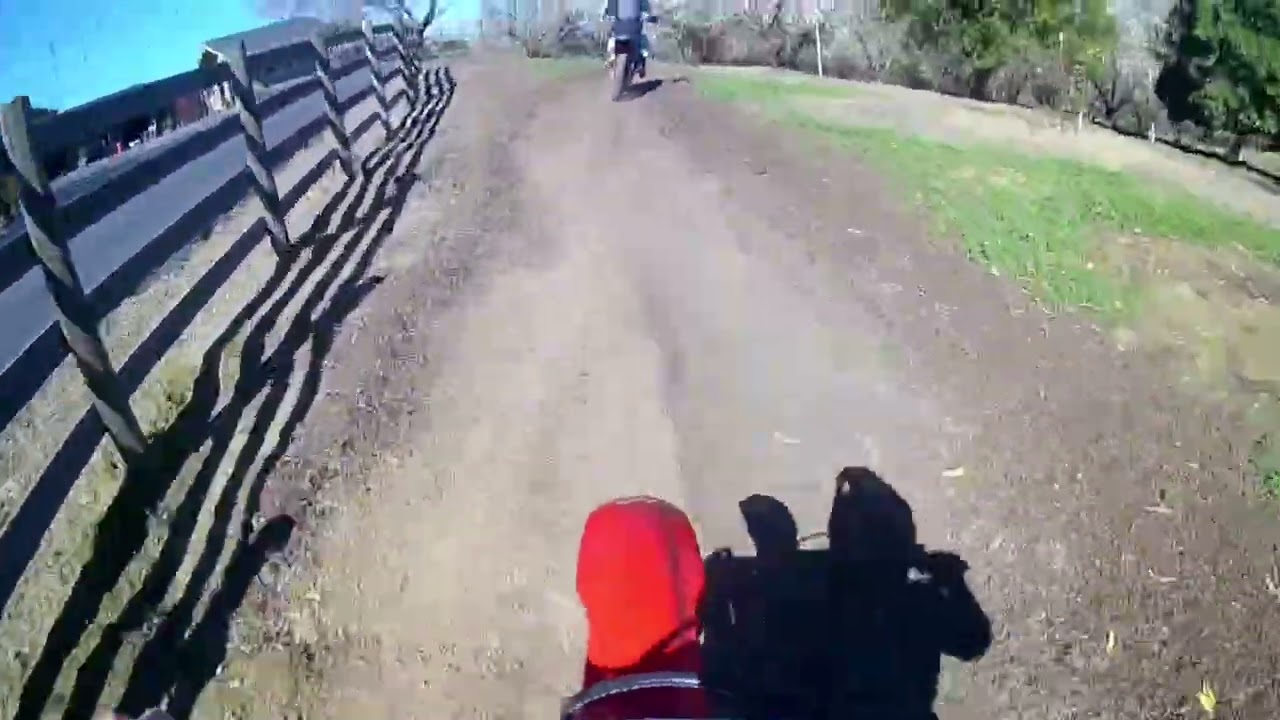 I roosted my brother on my new yz 125!