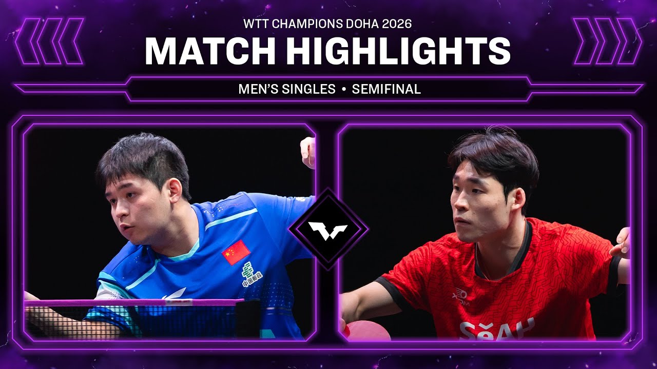 Lin Shidong vs Jang Woojin | MS SF | WTT Champions Doha 2026
