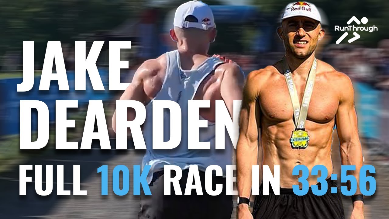 Jake Dearden's FULL & RAW 10k Race! WINNING in 33:56 with an EPIC finish! #runner #hyrox #hybrid