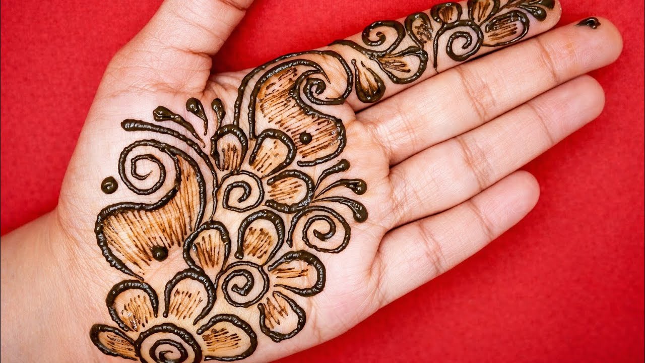 Very Simple Mehndi Design for Front hand | Easy Arabic Mehndi Design | Mehndi design | Mehandi