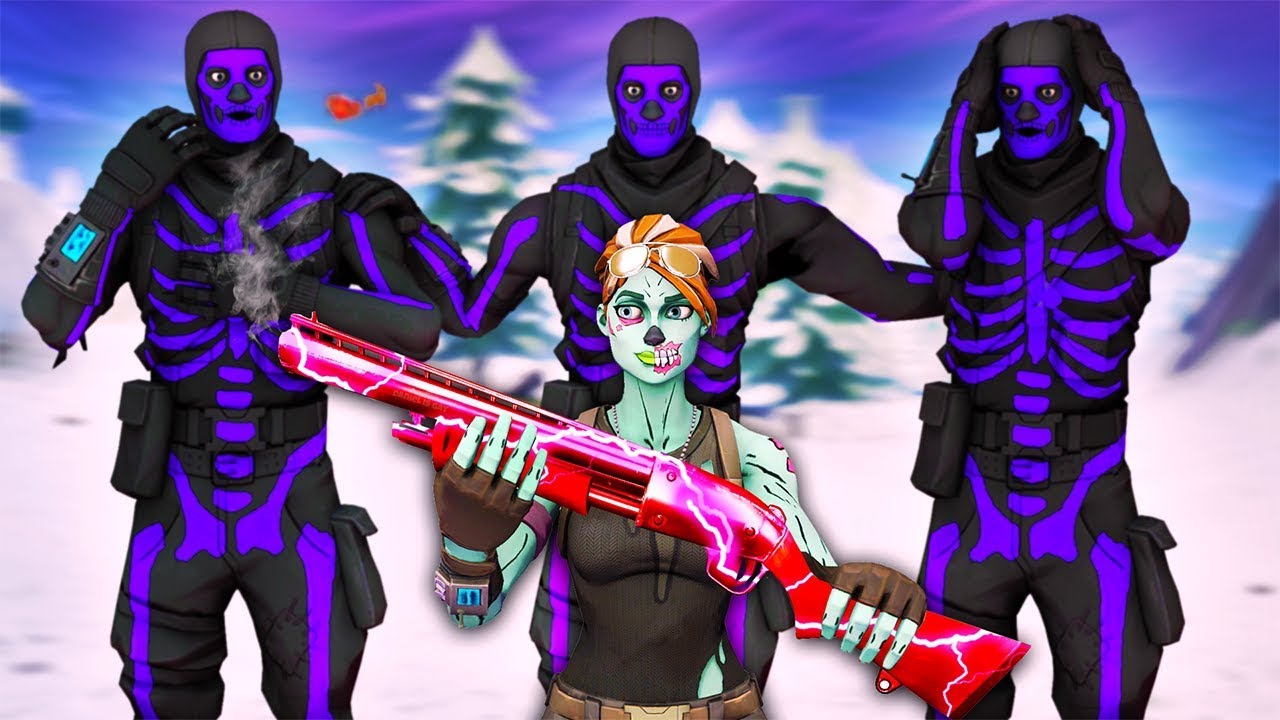 Ghoul Trooper Tries Out For The Rarest Purple Skull Trooper Only Clan...