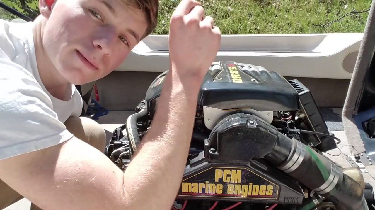 Boat Oil Change: 1999 Nautique