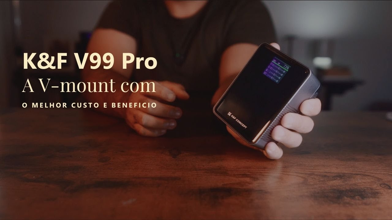 A Melhor V-Mount Compacta? | K&F V99 Pro