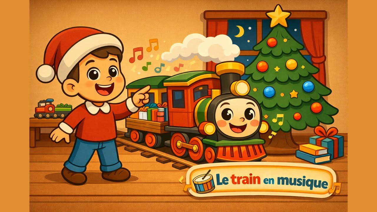 🚂Le train en musique🚂- comptine pour enfants