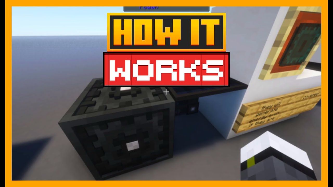 HOW THE SOLAR PANEL WORKS IN MINECRAFT WITH THE POWAH MOD