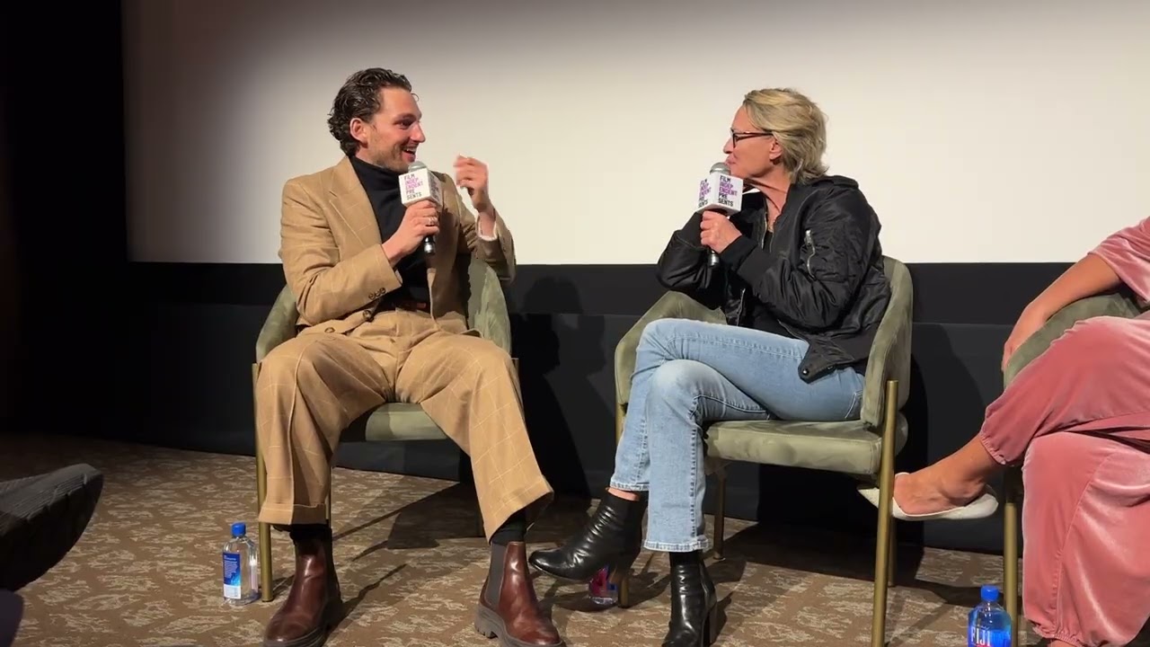 女友 The Girlfriend Q&A with 羅蘋·萊特 Robin Wright and 蘿莉•戴維森 Laurie Davidson at nya West on 11/20/2025.