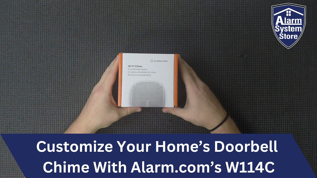Настройте свой домашний дверной звонок с помощью новой модели W114C от Alarm.com!