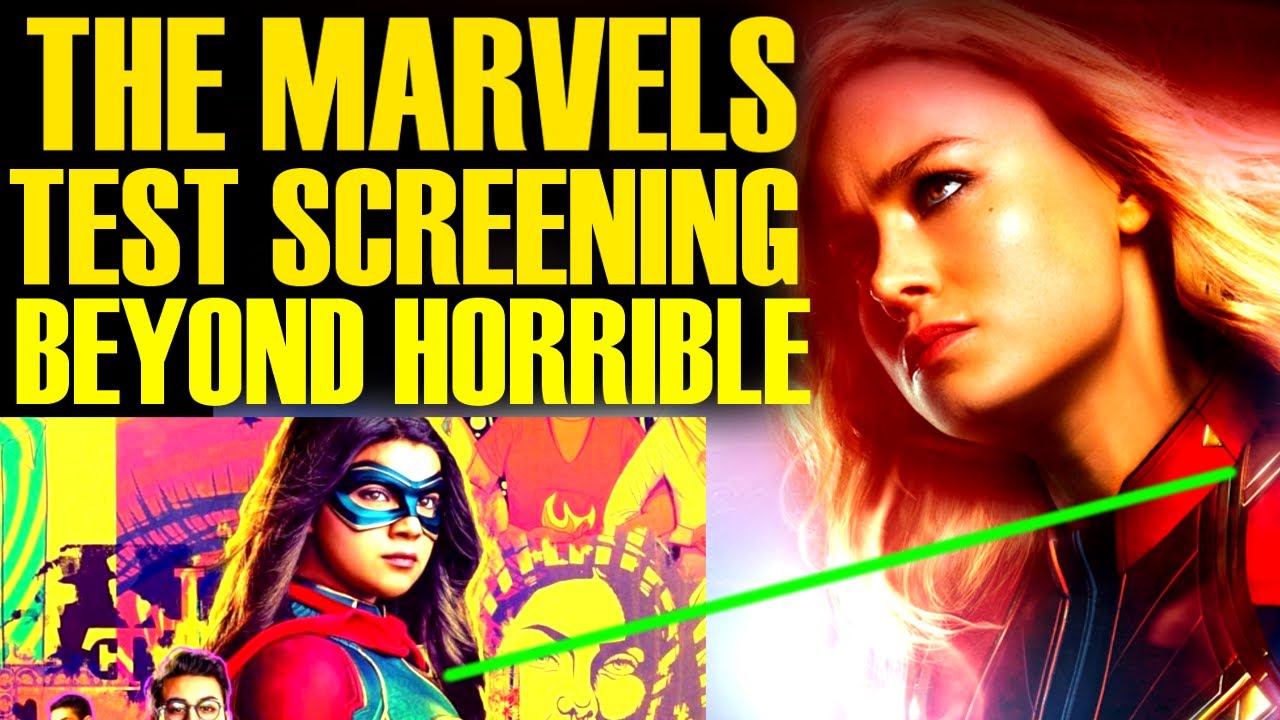 THE MARVELS TEST SCREENING Is Beyond HORRIBLE! Disney Can't Escape From This DISASTER!