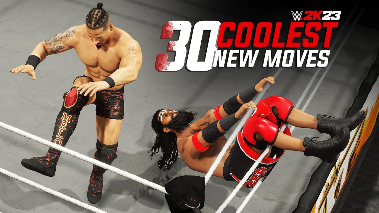 WWE 2K23: 30 самых крутых новых приемов!