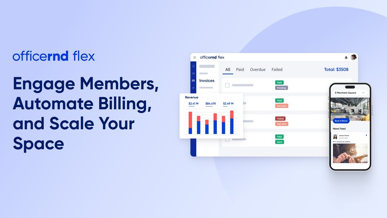 Customizable Coworking Space Management Software - OfficeRnD Flex