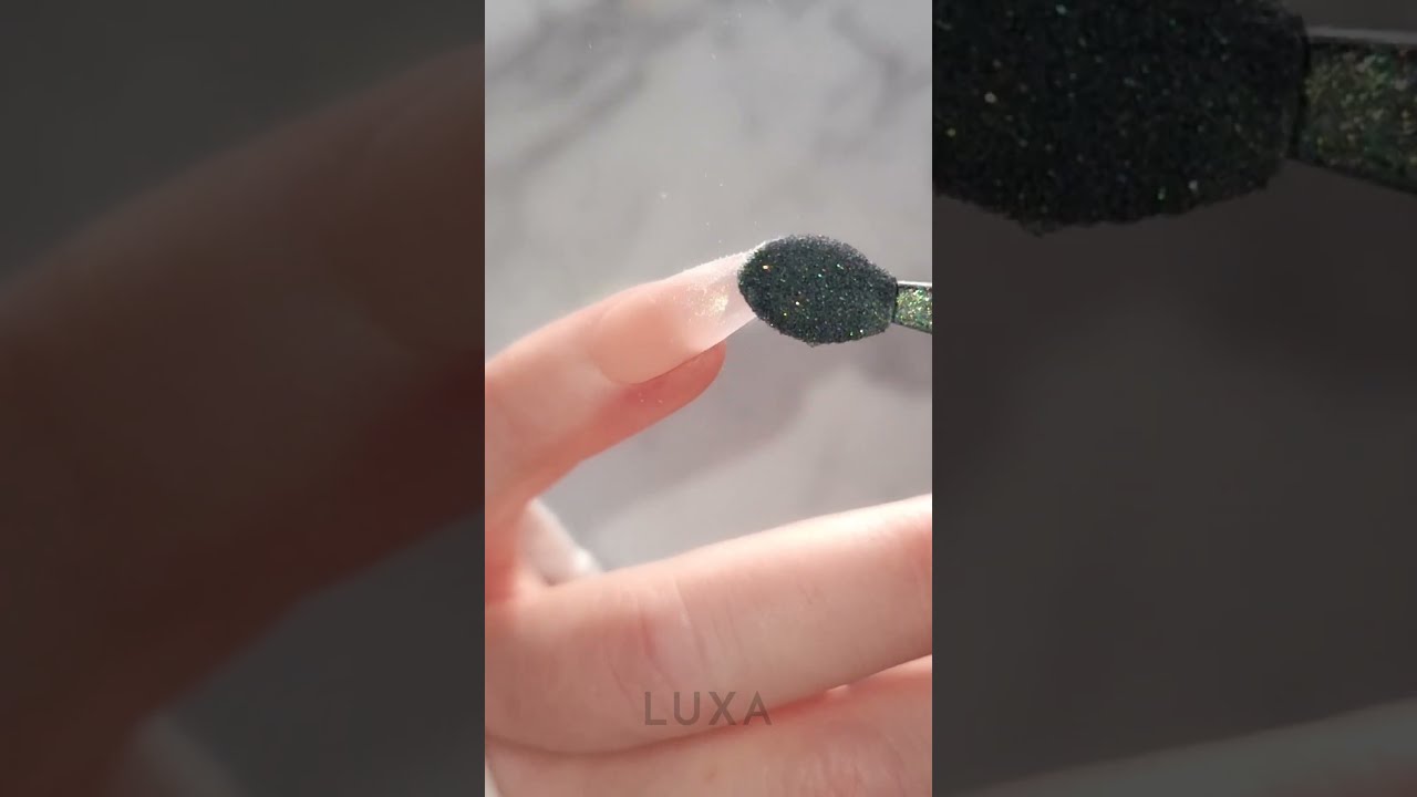 Holo frenchies are G I V I N G  I T #holographicnails #chromenails #nailart