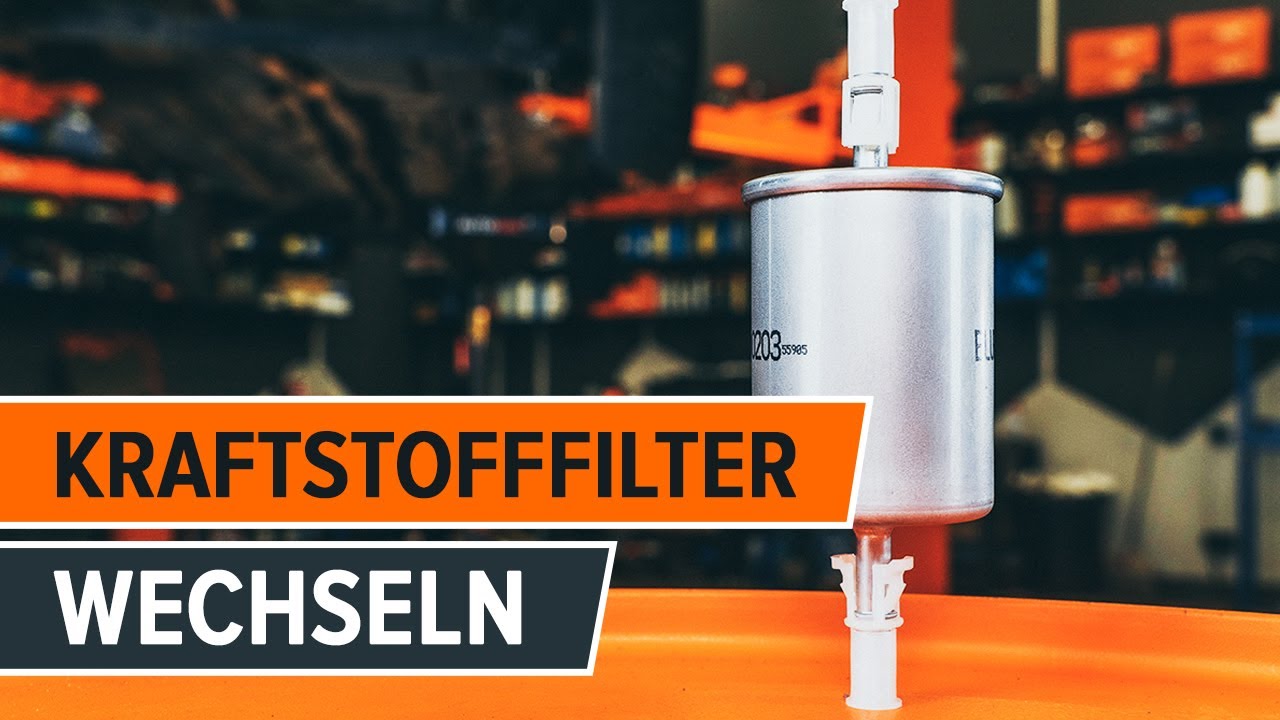 Wie VW / AUDI / SEAT / SKODA Kraftstofffilter wechseln TUTORIAL | AUTODOC