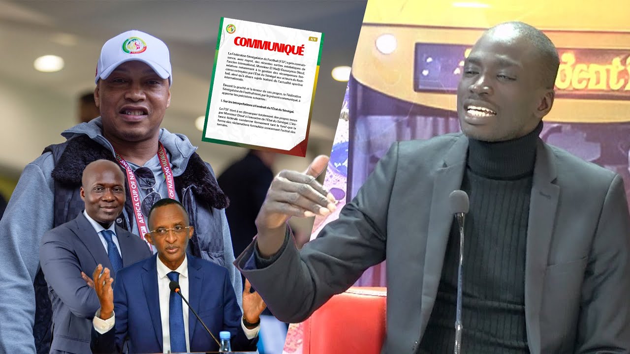 🔴Propos de El Hadji Diouf, Communiqué de FSF: Pape Cheikh Sylla clarifie les chose