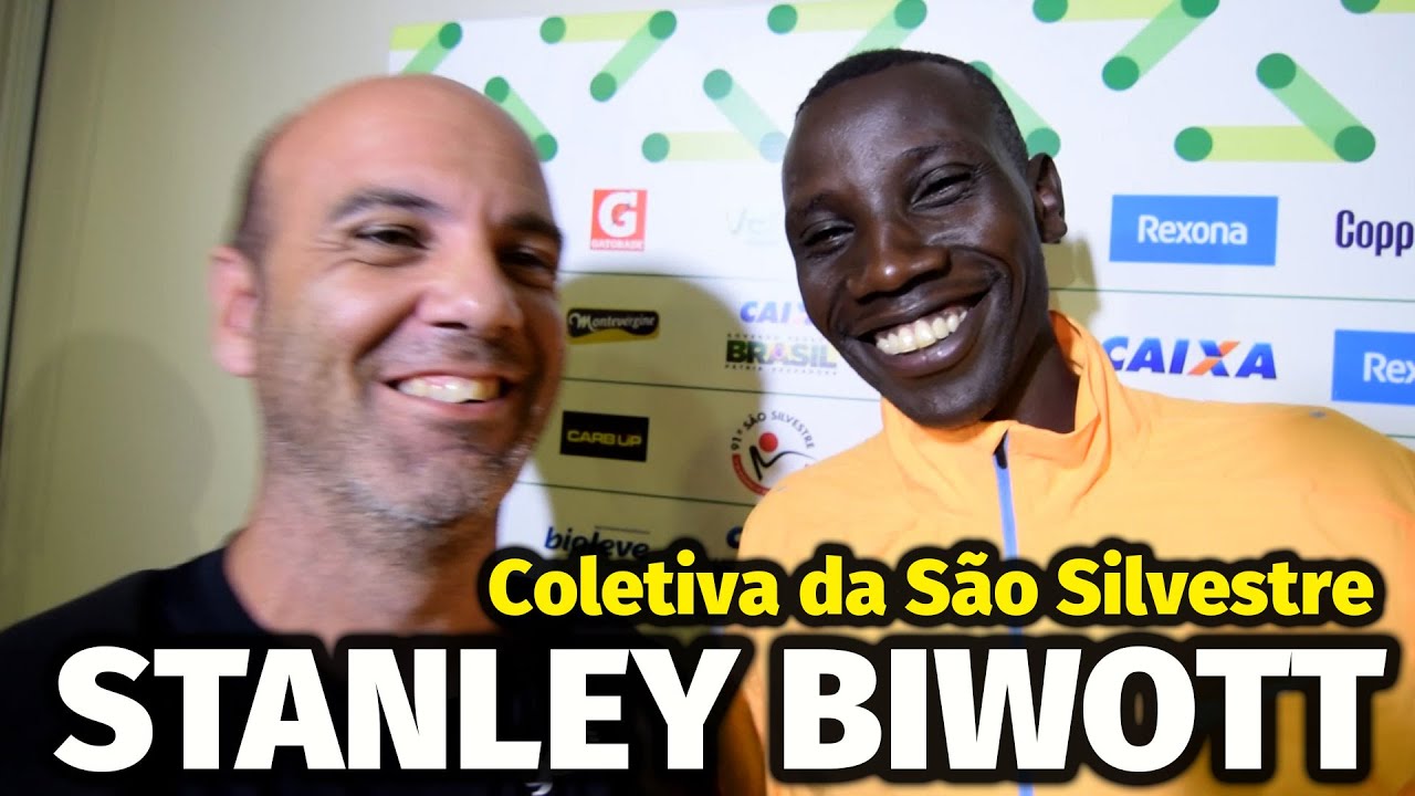 Stanley Biwott na Coletiva da S&atilde;o Silvestre 2015
