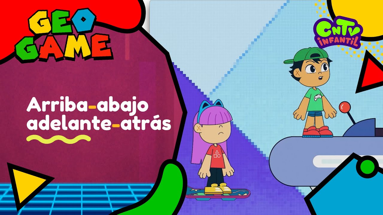 Geogame - Arriba - abajo, delante - detrás