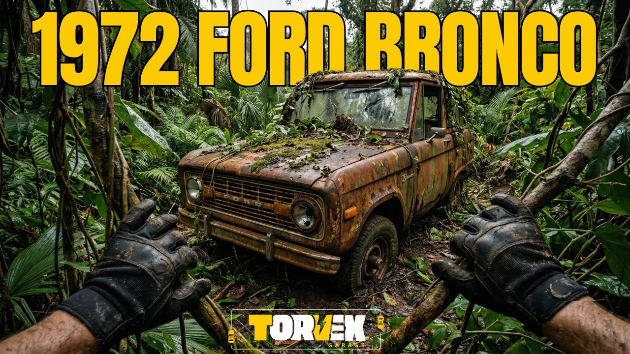 ASMR Car Restoration |1972 Ford Bronco  | Satisfying Classic Car Rebuild #asmrrestoration #carasmr