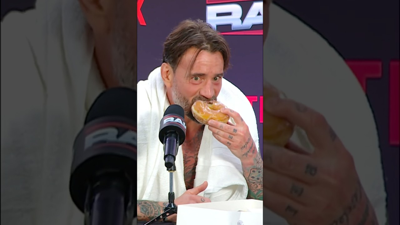 One thing about CM Punk is... he LOVES a good pastry. 🍩😍