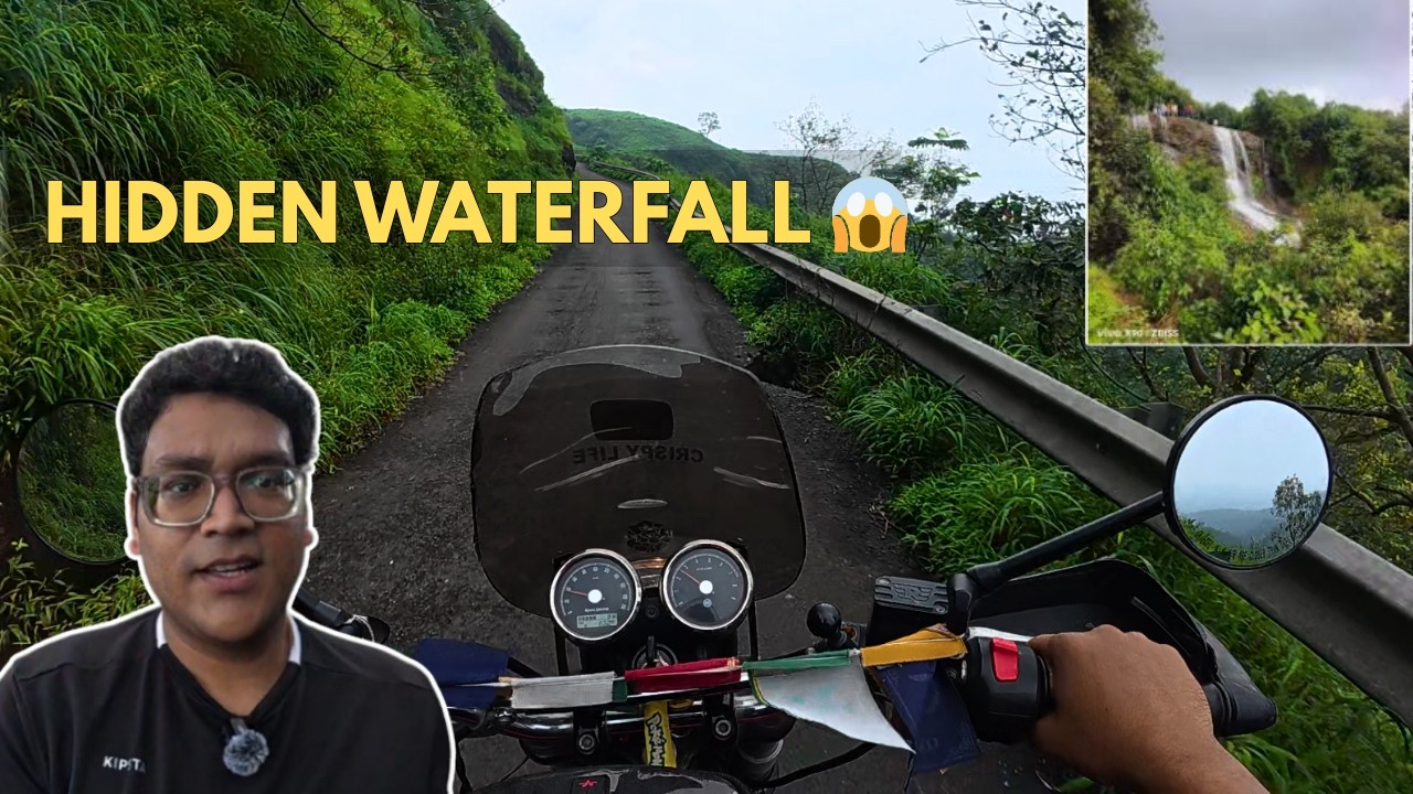 Kasmal Waterfall Pen | Mumbai ke Paas Hidden Waterfall 😍 | Bike Ride Vlog