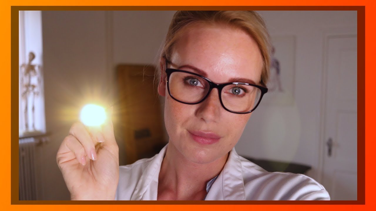 ASMR DOKTER ROLLENSPEL OGEN en OREN ONDERZOEK (persoonlijke aandacht)