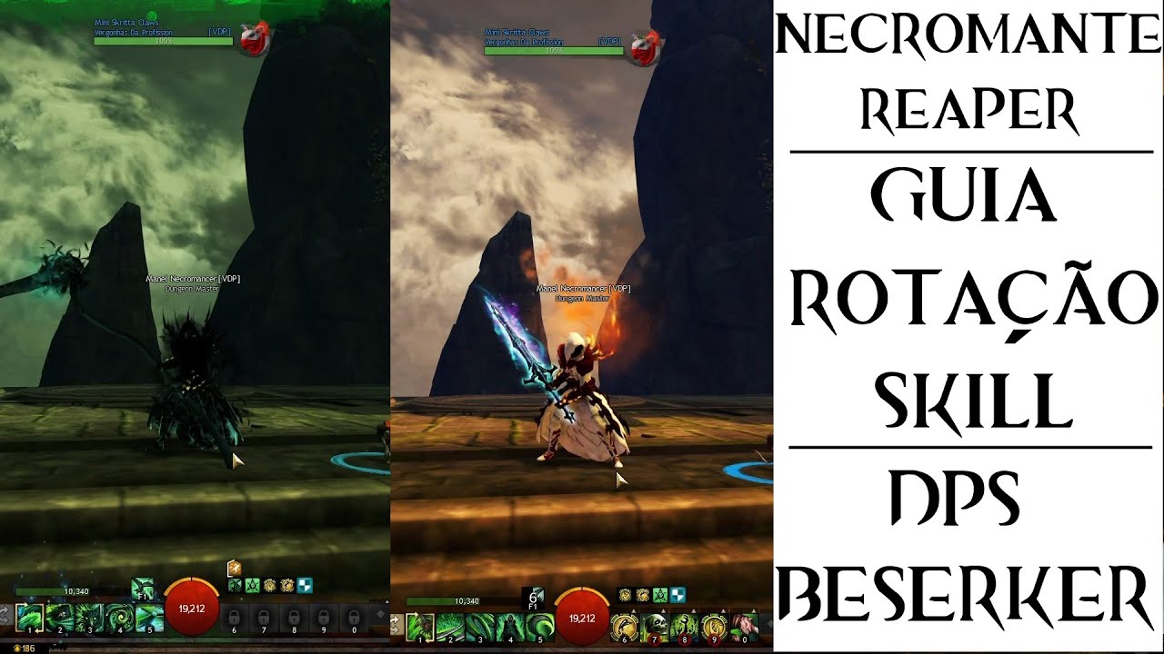 GUILD WARS 2 - GW2 - COMO EU JOGO DE NECRO -  REAPER BUILD