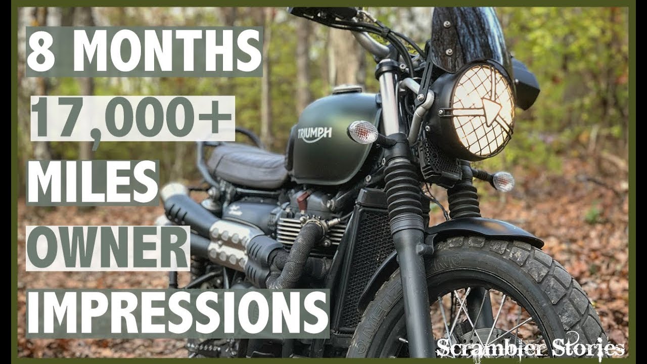 Впечатления владельца Triumph Street Scrambler 2017 года спустя более 17 000 миль