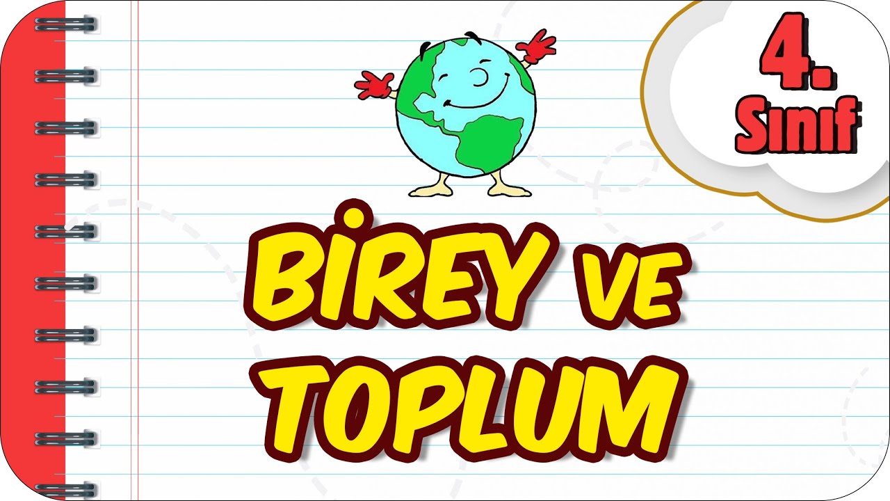 Birey ve Toplum 👩🏻 4.Sınıf Sosyal #2023