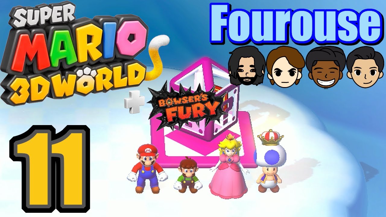 Super Mario 3D World + Ярость Боузера (Switch) | Эпизод 11: Жёсткий носок | Fourouse