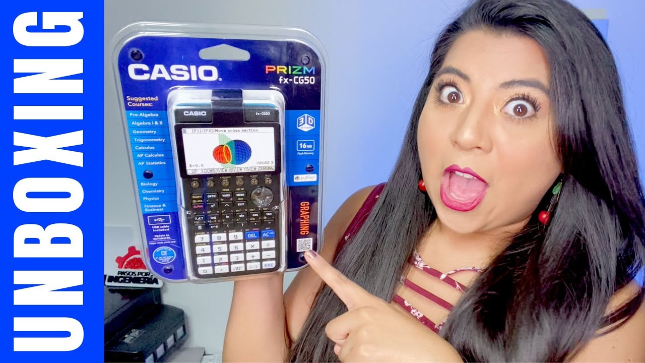 Unboxing calculadora CASIO PRIZM fx-CG50