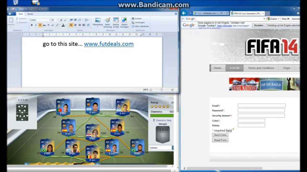 FUT 14 COINS HACK! PS3 ONLY! PROOF!!