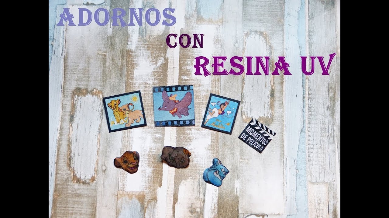 Como hacer pins con Resina UV