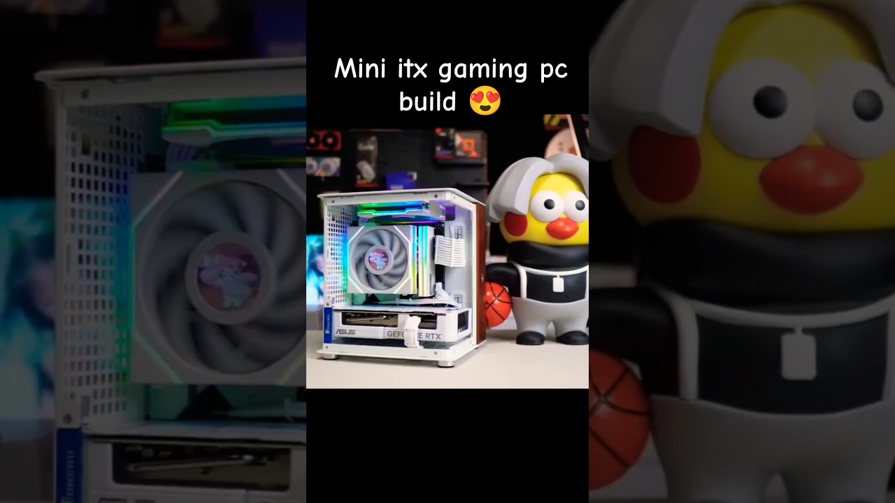 Mini itx gaming pc build Amd 9600x rtx 4070 super #pcbuild #gaming #pc