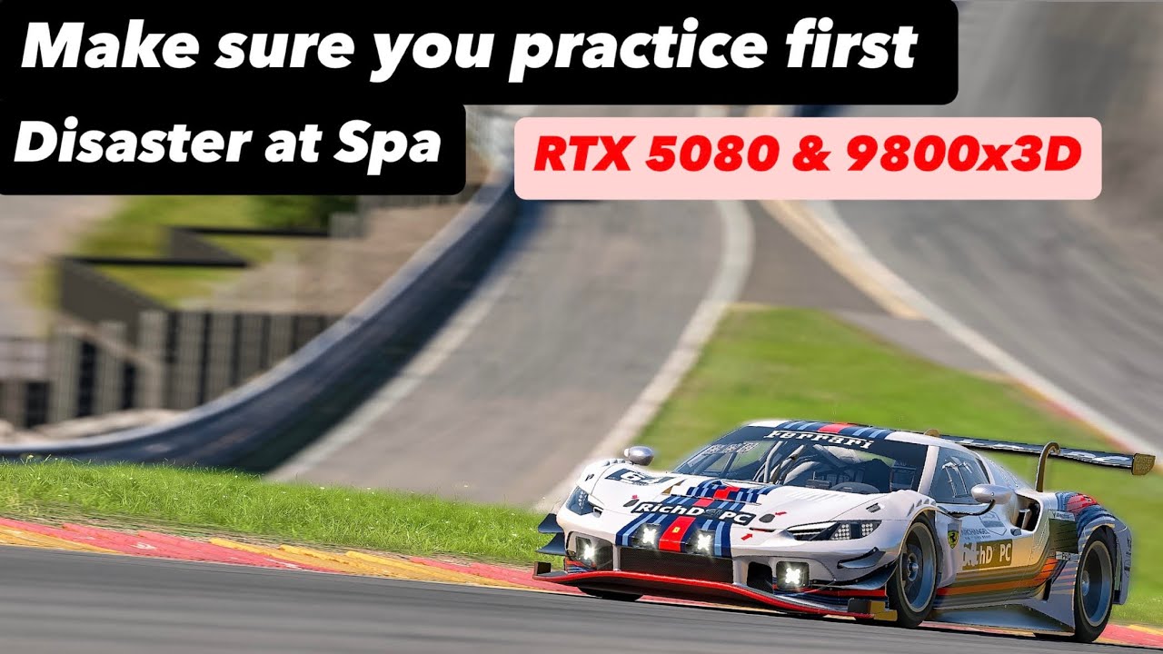 No practice | Spa in the Ferrari Disaster RTX 5080 on triple 2K