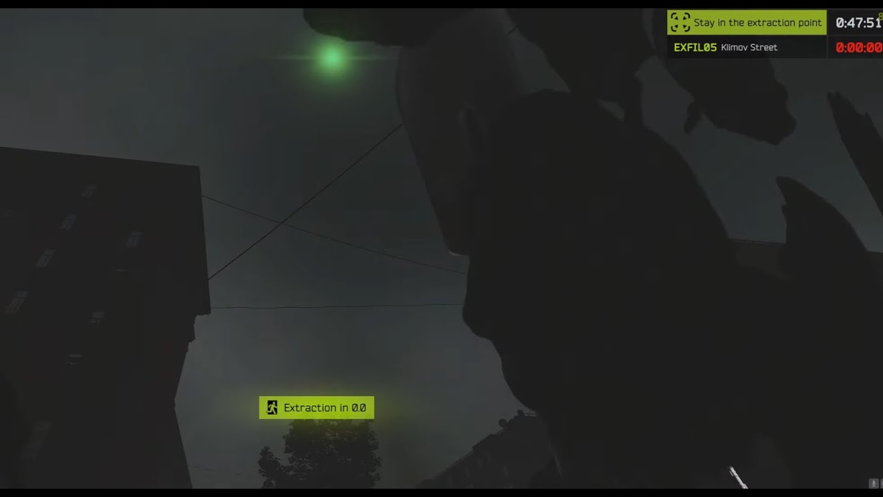 Old Klimov Street Extract(Correct Angle&deg; To Shoot Green Flare) - Escape From Tarkov