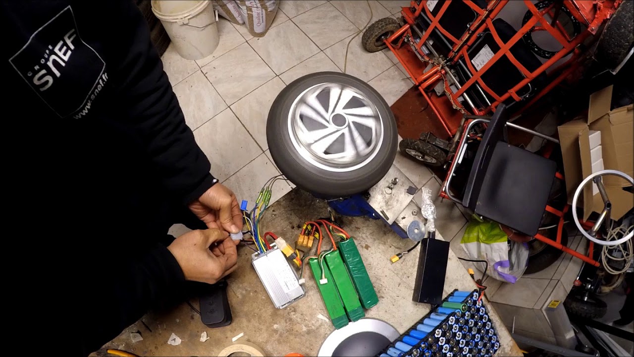 modifier le couplage moteur hoverboard part 2