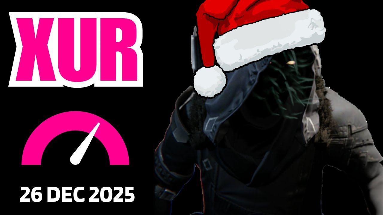 Where is XUR Today Destiny 1 D1 XUR Location and Official Inventory and Loot 26 Dec 2025, Dec/26/25