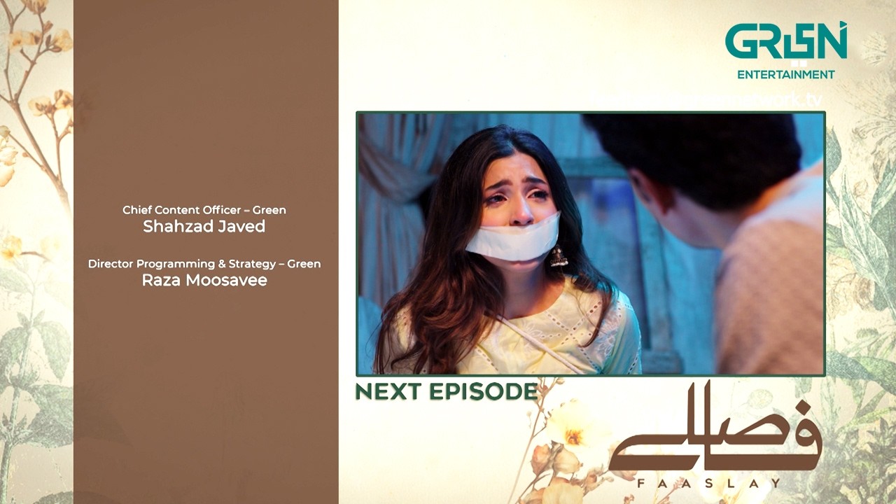 Faaslay Episode 30 ( Teaser ) 7th February 2026 | Ali Ansari - Saboor Aly | Green TV Entertainment