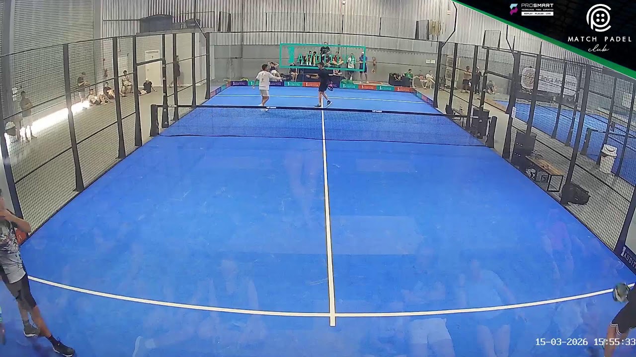Quadra AUDITIVA (15/03/2026 - Parte 1) -  Match Padel Club Ao Vivo