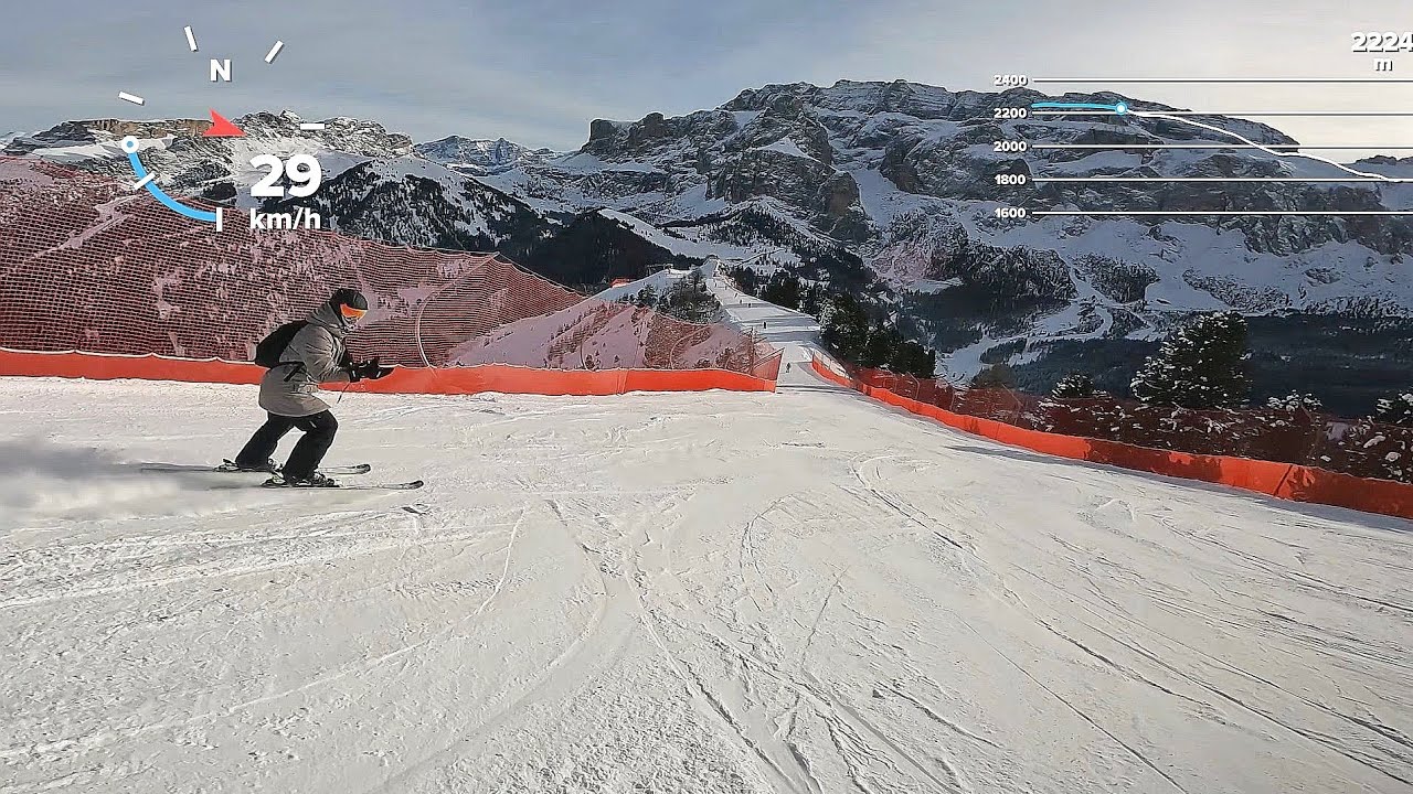 Top Speed and Funny Crash | Dolomiti Superski