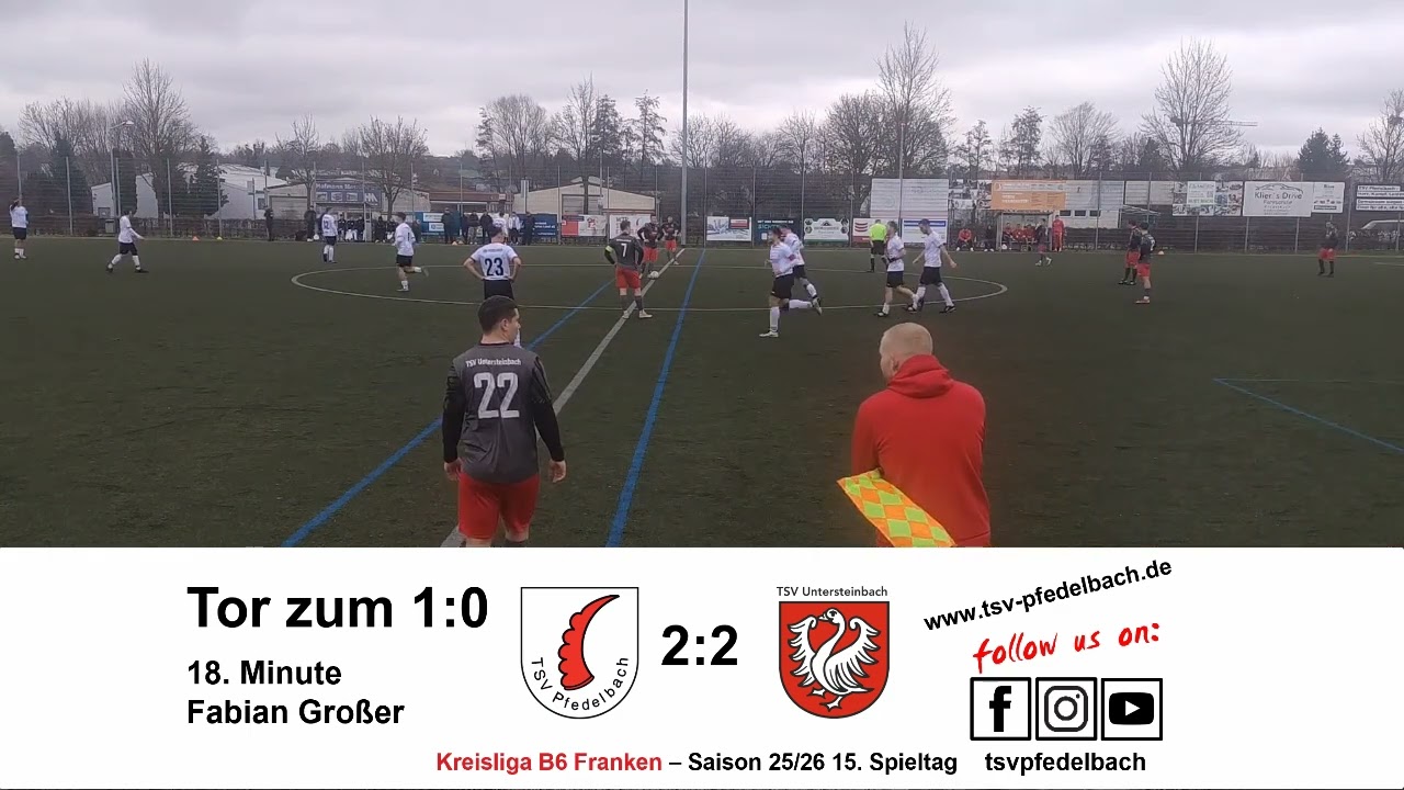 TSV Pfedelbach II - TSV Untersteinbach 2:2 (1:0)