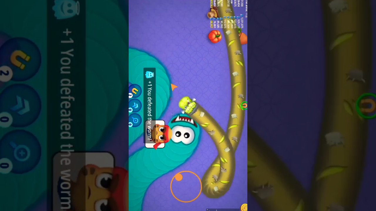 Ninja trick worms killing 😱😱😱#58 #shorts