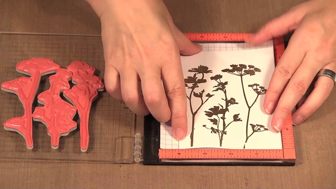 Double Embossing using a MISTI