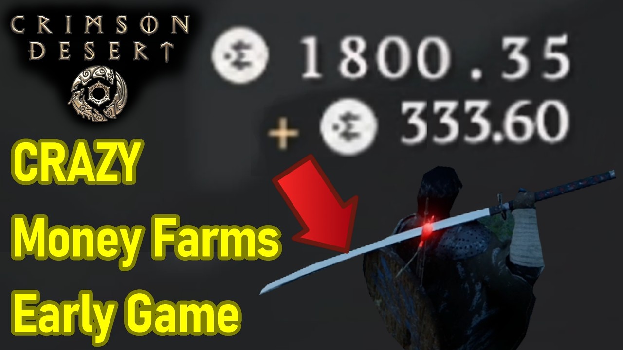 Безумные способы быстро заработать деньги в Crimson Desert на ранней стадии игры, без багов, как ...