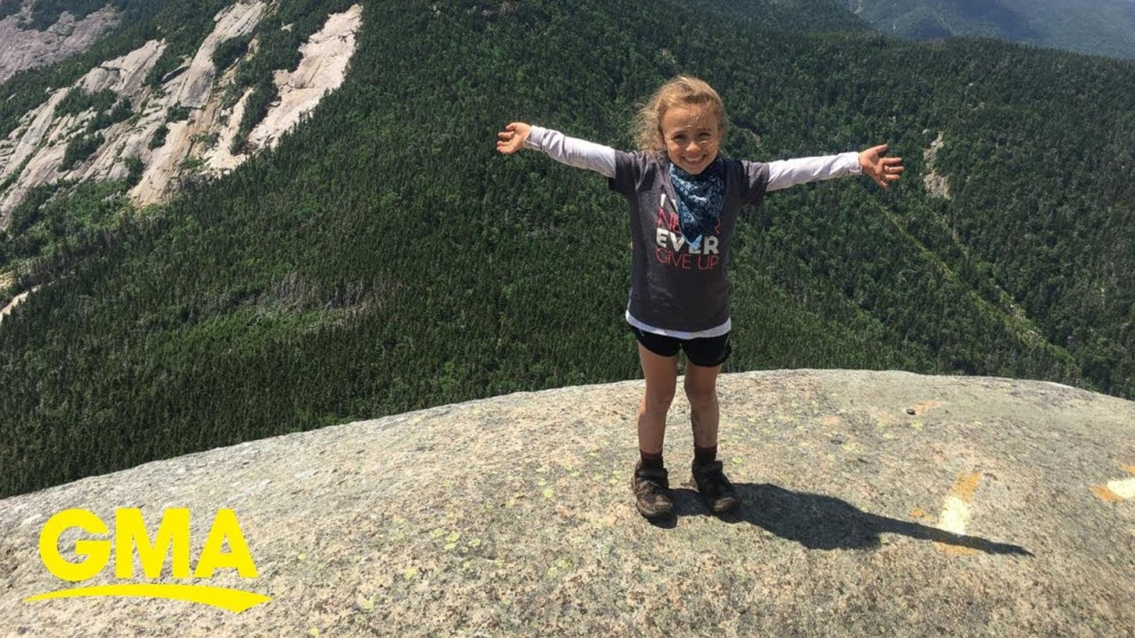 Girl becomes the youngest to summit all 46 high peaks in the Adirondacks at just 4 years old | GMA