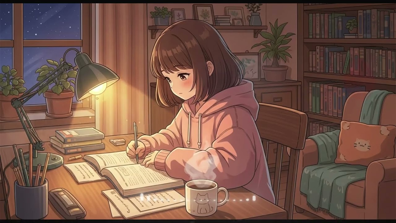 Lofi Study - Soft Lofi Study Background Music ( 1 hour )
