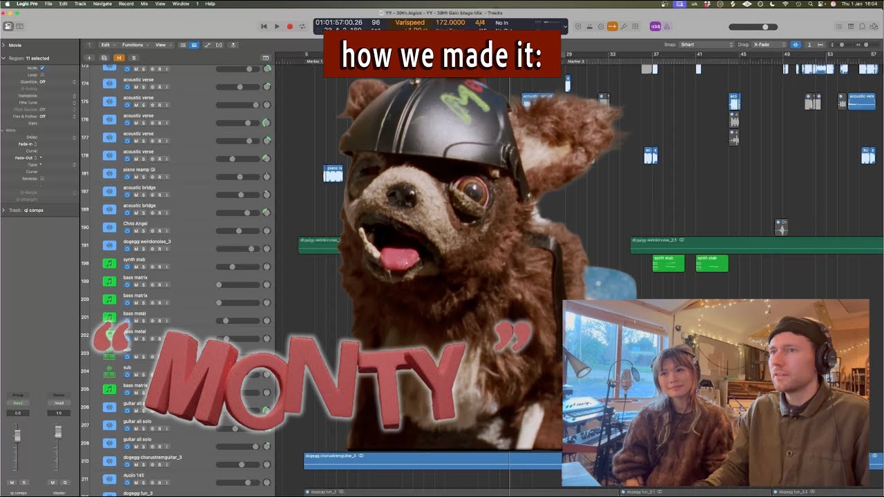 monty (＾ᴥ＾): how we made the song