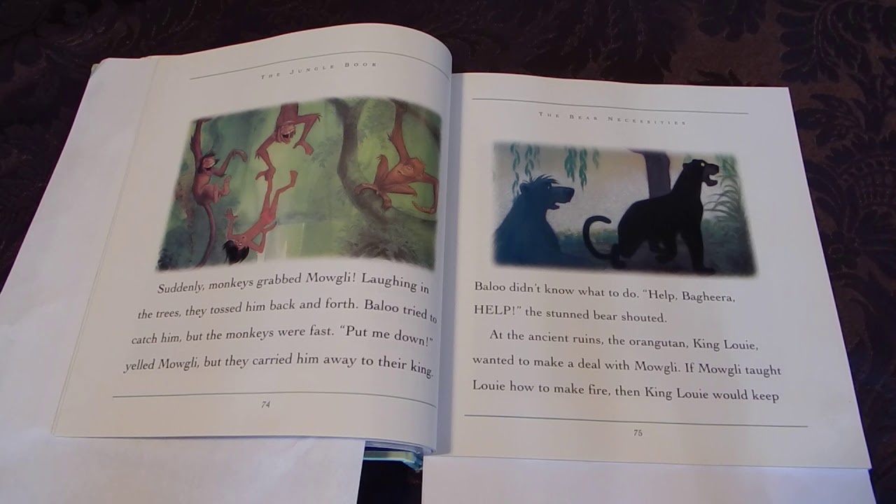 Disney's The Jungle Book: The Bear Necessities Read Aloud For Kids