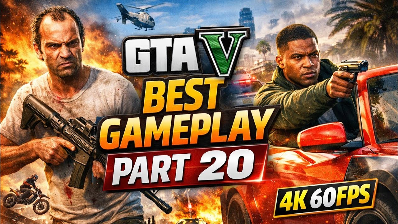 GTA V GAMEPLAY PART 20. GTA V Chaos Mode ON 🔥 Best Gameplay Moments