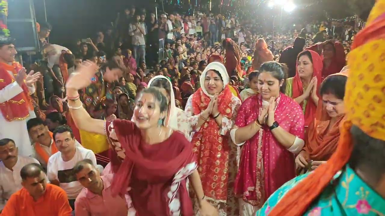 chaman Lahari upar pahada Laga  Maya da Mela Hoo Jagran Gajpat kila Kali Mata Mandir chanderkot